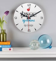 Müzik Öğretmeni Duvar Saati