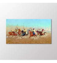 Arty Tablo Charging Horsemen Tablo (Karışık)
