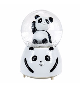 Panda Büyük Boy Püskürtmeli Işıklı Müzikli Kar Küresi