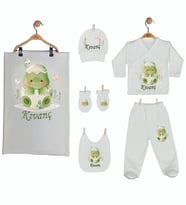 Pia Baby Gl 1924-07 İsme Özel Battaniye Zıbın Set
