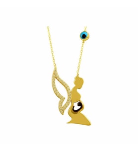 Annem Kolye 2.80 Gram 14 Ayar Altın (Sarı)