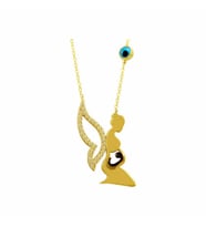 Annem Kolye 2.80 Gram 14 Ayar Altın (Sarı)