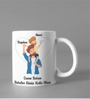Babalar Günü Kupası Kişiye Özel (Baba-Oğul)