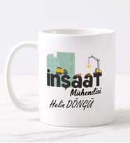 İnşaat Mühendisi  Kupa (Beyaz)