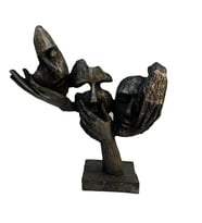 Görmedim Duymadım Bilmiyorum Üçlü Biblo Mask (Boş)