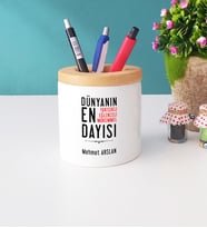 Dayı Tasarımlı Kişiye Özel Hediye Dayı Kalemlik