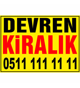 MIGNATIS - Devren Kiralık Branda Afişi