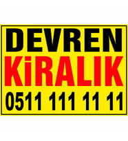MIGNATIS - Devren Kiralık Branda Afişi