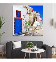 Arty Tablo Çiçekler, Santorini Tablo (Karışık)
