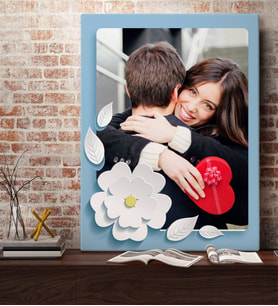 BK Gift Kişiye Özel Fotoğraflı Sanatsal Kanvas Tablo 10(70x100cm.)