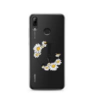 Papatya Harf Tasarım Süper Şeffaf Silikon Telefon Kılıfı Huawei P Smart (2019) J