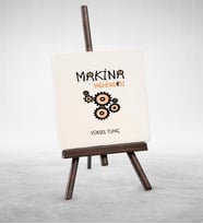 BK Gift Kişiye Özel Mesleki Makina Mühendisi Şovaleli Doğal Taş