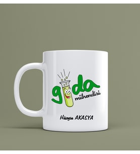 Gıda Mühendisi Kupa Bardak Kişiye Özel Hediye S34