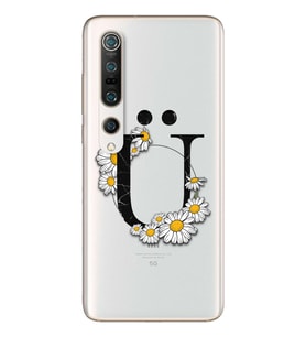 Papatya Harf Tasarım Süper Şeffaf Silikon Telefon Kılıfı Xiomai Mi10-pro Ü-Harfi