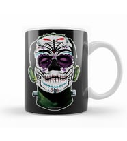 Dia De Los Muertos Day Of The Dead Monster Kupa Bardak Porselen