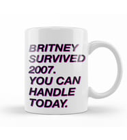 Britney Survived  Kupa Bardak Porselen