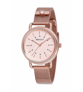 Ferrucci 8680005160675 Kadın Kol Saati (Rose)