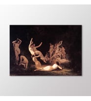 Arty Tablo Bouguereau The Nymphaeum Tablo (Karışık)