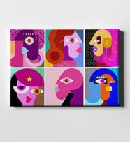 Modern Sanat Kanvas Tablo 50x70cm 6