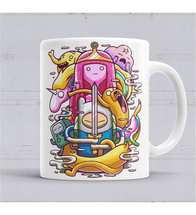Adventure Time Marceline Jack Finn  Cartoon Kupa Bardak Porselen