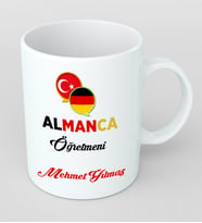 Kişiye Özel Almanca Öğretmeni Kupa Bardak