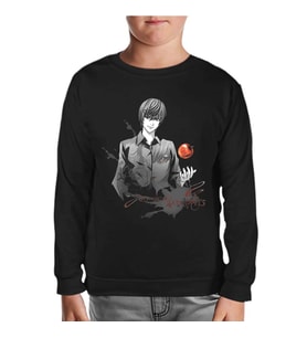 Death Note - Bad Apples Siyah Çocuk Sweatshirt