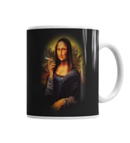 Mona Lisa Cigarette Kupa Bardak Porselen