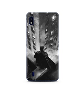 Batman Tasarım Süper Şeffaf Silikon Telefon Kılıfı Samsung A10