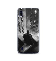 Batman Tasarım Süper Şeffaf Silikon Telefon Kılıfı Samsung A10