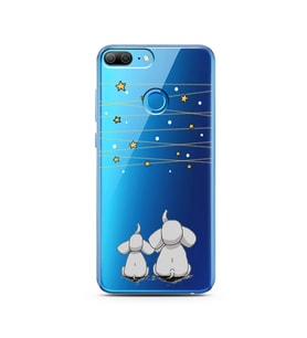 Filler Tasarımlı Süper Şeffaf Silikon Telefon Kılıfı Huawei Honor 9 Lite