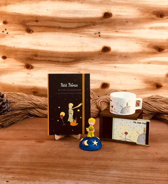 Küçük Prens Kutulu Kupa Defter Ve Biblo Hediye Seti