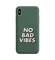 Iphone Xs No Bad Tasarımlı Koyu Yeşil Lansman Telefon Kılıfı