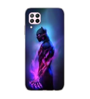 Black Panter Tasarım Süper Şeffaf Silikon Telefon Kılıfı Huawei P40 Lite
