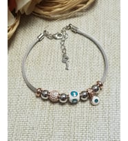 Charm Gümüş Bileklik