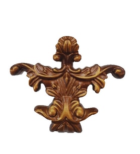 Decogold Kahve Eskitme Kartonpiyer Ek Motif 10*10 cm Dgm-57