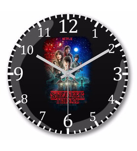 Stranger Things  Netflix  Duvar Saati Bombeli Gercek Cam