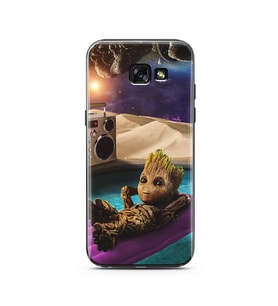Baby Groot Tasarım Süper Şeffaf Silikon Telefon Kılıfı Samsung A5 (2015)