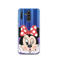 Minne Tasarımlı Süper Şeffaf Silikon Telefon Kılıfı Huawei Honor 20 Lite