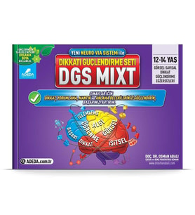 DGS MIXT Dikkati Güçlendirme Seti  12-14 Yaş Osman Abalı 