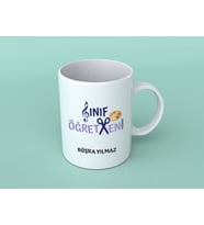 Sınıf Öğretmeni Özel Tasarım Kişiye Özel Kupa Bardak
