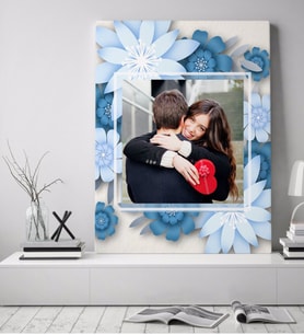 BK Gift Kişiye Özel Fotoğraflı Sanatsal Kanvas Tablo 3  (50x70cm.)