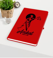 BK Gift Kişiye Özel Avukat Temalı Kırmızı Defter - 15