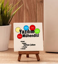 Yazılım Mühendisine Hediye Taş Dekor
