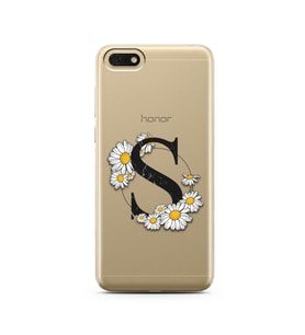 Papatya Harf Tasarım Süper Şeffaf Silikon Telefon Kılıfı Huawei Honor 7s-Y5 (201