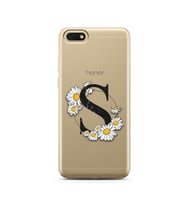 Papatya Harf Tasarım Süper Şeffaf Silikon Telefon Kılıfı Huawei Honor 7s-Y5 (201