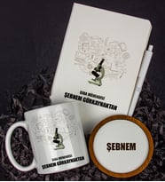 Kişiye Özel Gıda Mühendisi Tasarım Defter Kalem Kupa Ve Bardak Altlığı Hediye Seti 81417