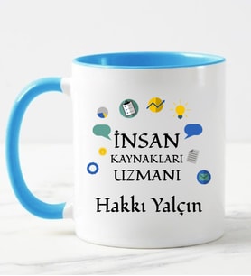 İnsan Kaynakları Uzmanı Kupa Bardağı Mavi