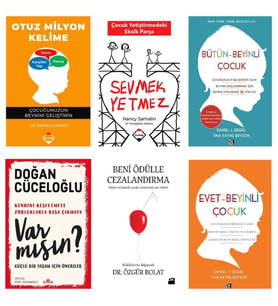 Otuz Milyon Kelime + Beyinli Çocuk + Var Mısın + Sevmek Yetmez + Beni Ödülle Cezalandırma Seti 6 Kitap