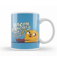 Adventure Time  Bacon  Pancakes  Kupa Bardak Porselen