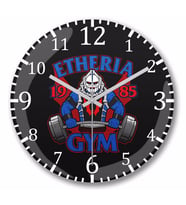 Hordak Etheria Duvar Saati Bombeli Gercek Cam